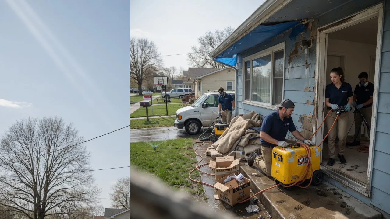 Basement Flood Cleanup in Ferris, IL near me